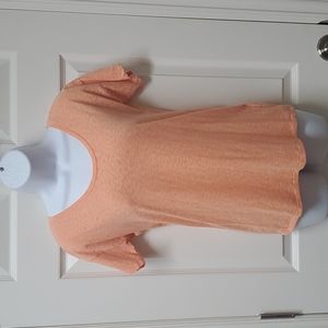 J. Crew Factory Scoop Neck Heathered Shirt in Oran